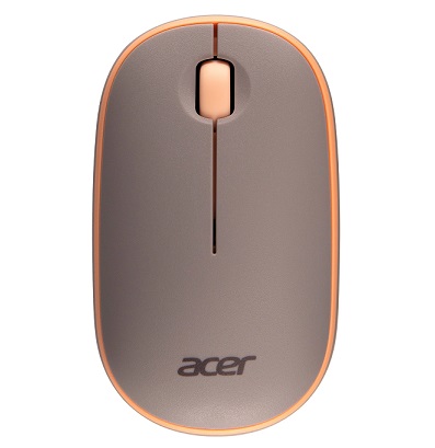עכבר אלחוטי אופטי אפרסק אייסר Acer GP.MCE11.03J AMR 100 Wireless Mouse Optical Peach